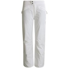 White Sierra Nylon Slider Pants - Waterproof, Insulated (For Women) in White - Closeouts