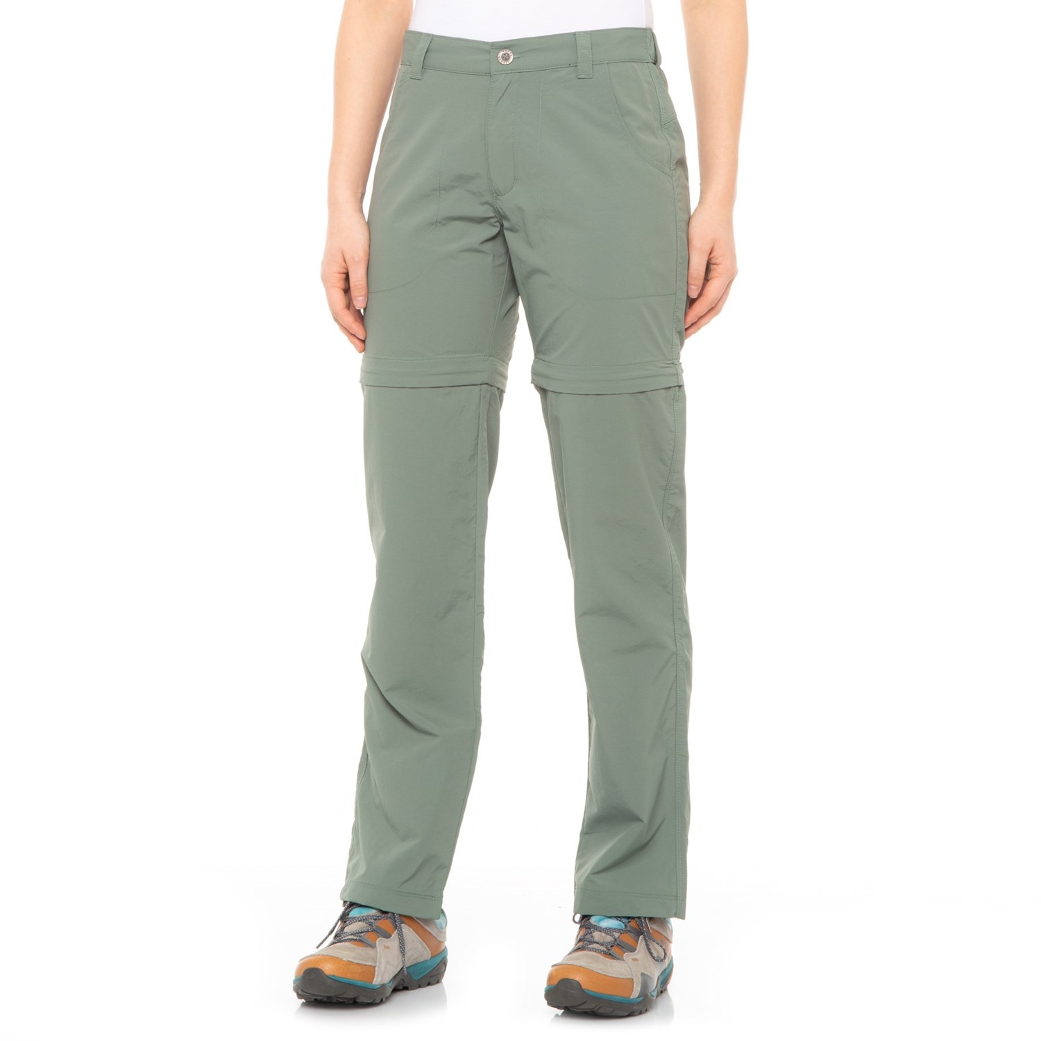 white sierra convertible pants women's