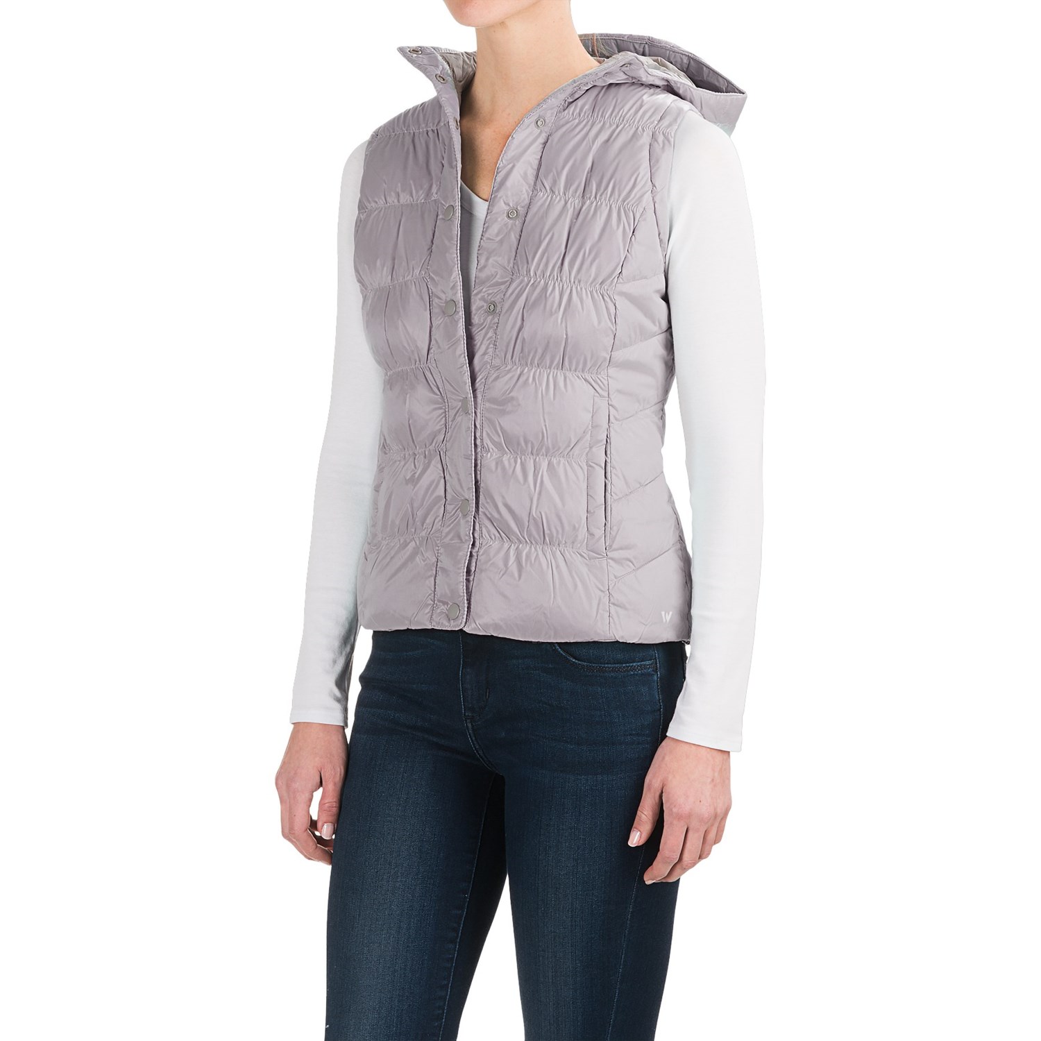 White Sierra St. Helens Hooded Vest (For Women) Save 79