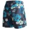 7675W_2 White Sierra Sunset Lake Shorts - UPF 30, Peached Twill (For Girls)