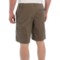 8138W_2 White Sierra Traveler Fixed Waist Shorts (For Men)