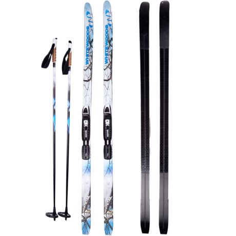 Whitewoods Whitetail Back Country Touring Nordic Ski Set (For Men) in Multi