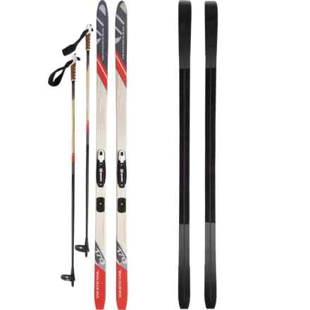 Whitewoods Whitetail Backcountry Nordic Ski Set (For Men and Women) in Multi