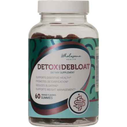 Wholesome Health Detox and Debloat Gummies Dietary Supplement - 60-Count in Multi