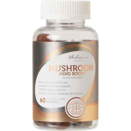 Wholesome Health Mushroom Mind Boost Dietary Supplement Gummies - 60-Count in Multi