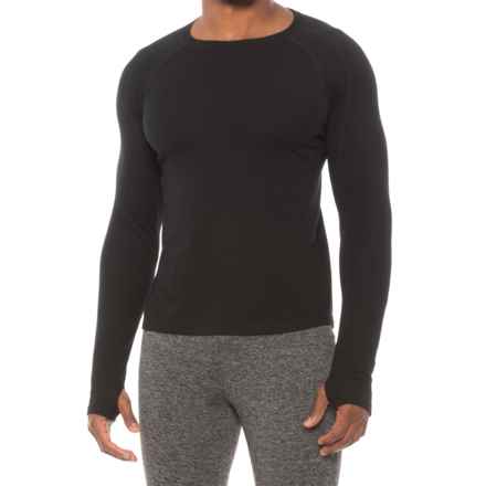 Wicked Wool Base Layer Top - Merino Wool, Long Sleeve in Jet Black