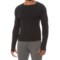 Wicked Wool Base Layer Top - Merino Wool, Long Sleeve in Jet Black