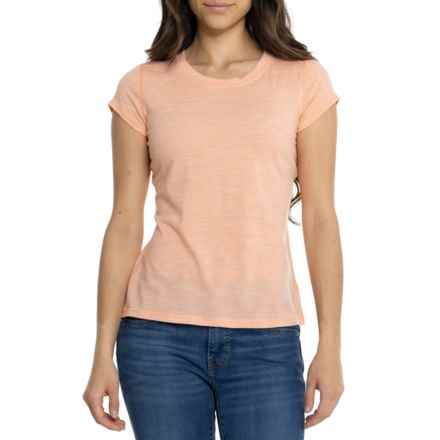 Wicked Wool Base Layer Top - Merino Wool, Short Sleeve in Canyon Sunset