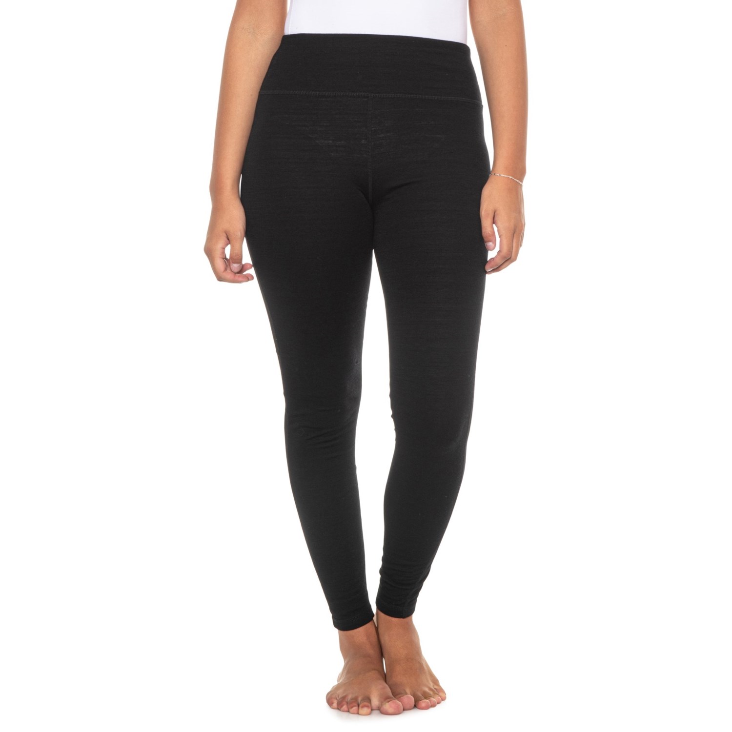 Wicked Wool HighWaisted Outside Seam Base Layer Pants Merino Wool