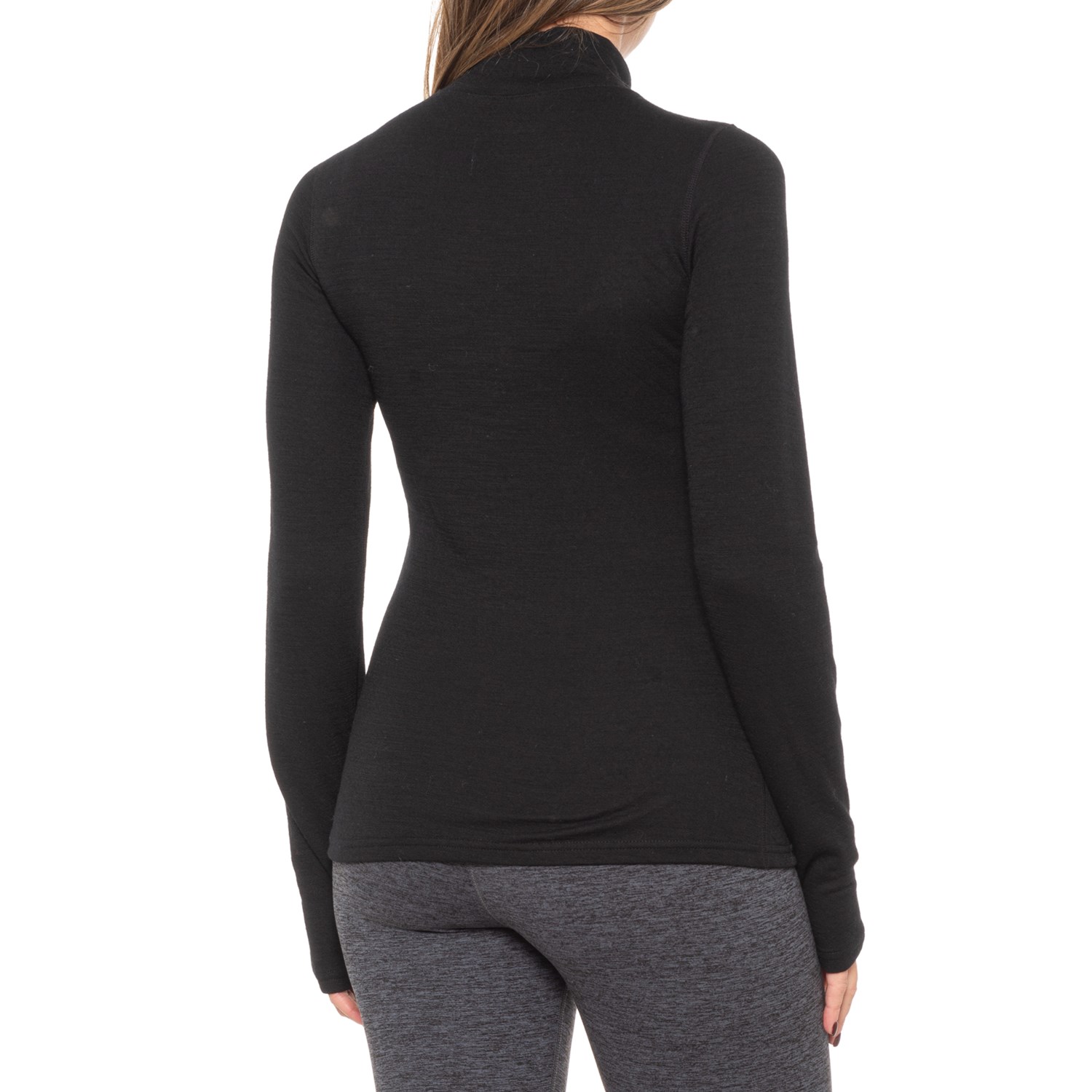 Wicked Wool Mock Neck Base Layer Top (For Women) Save 33