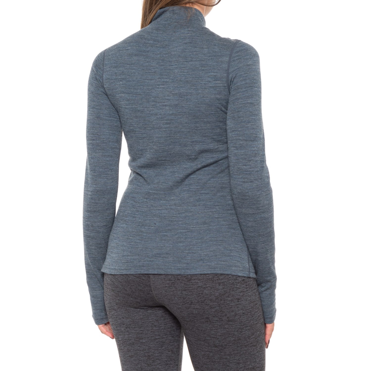 Wicked Wool Mock Neck Base Layer Top (For Women) Save 33