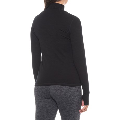 High Neck Base Layer Midweight Women's Long Sleeve Mock Neck 100
