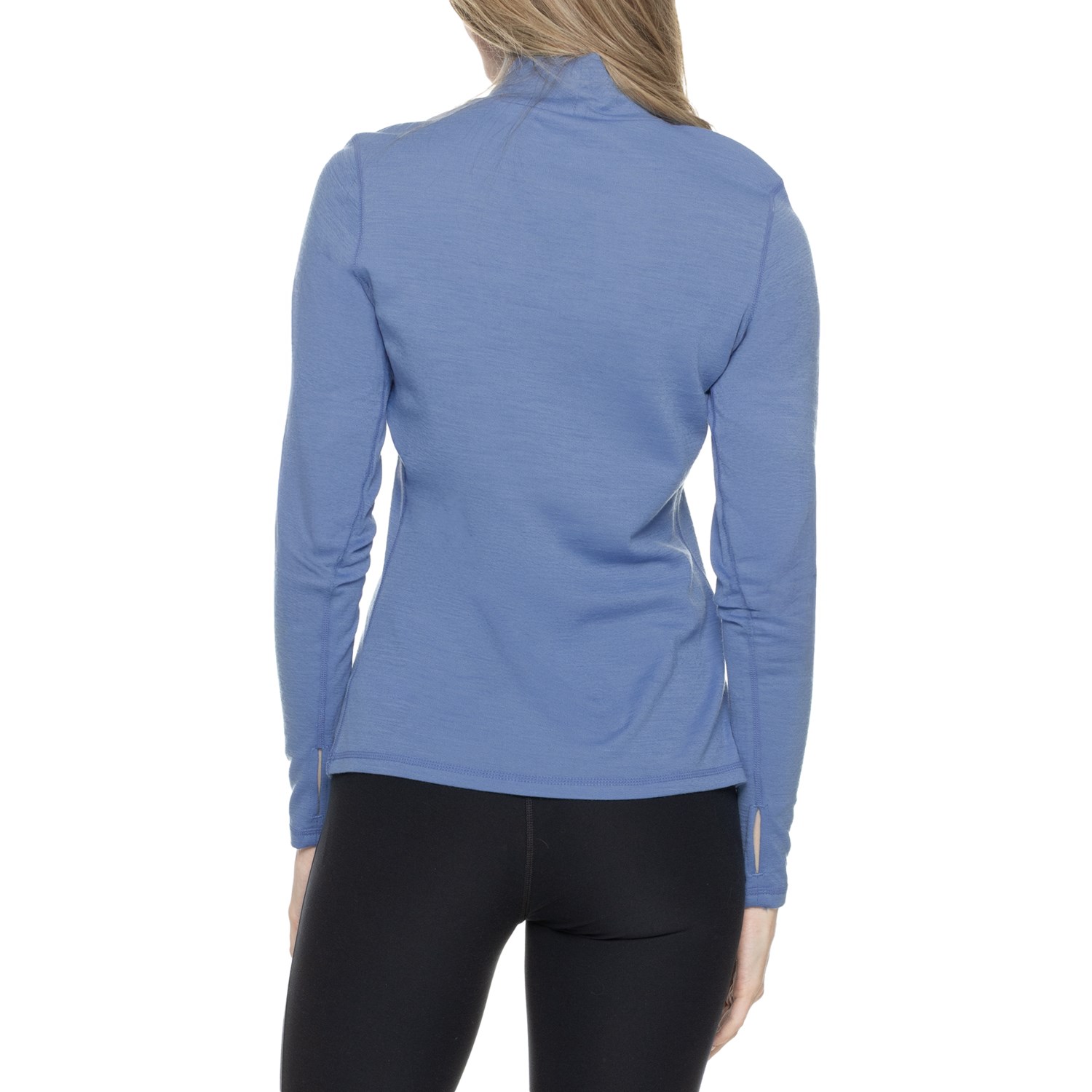 Wicked Wool Mock Neck Base Layer Top - Merino Wool, Long Sleeve