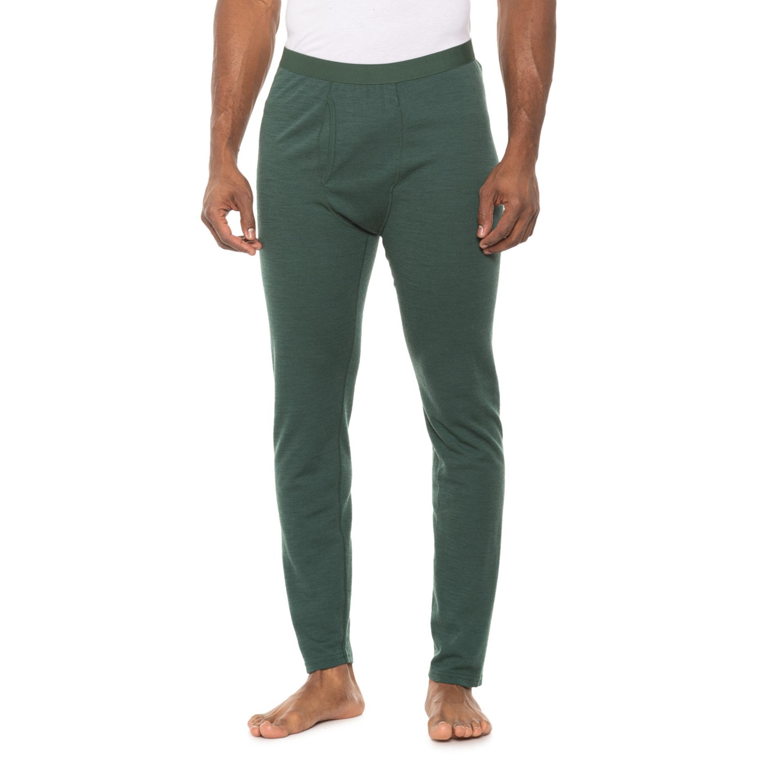 Wicked Wool Solid Base Layer Pants (For Men) Save 86