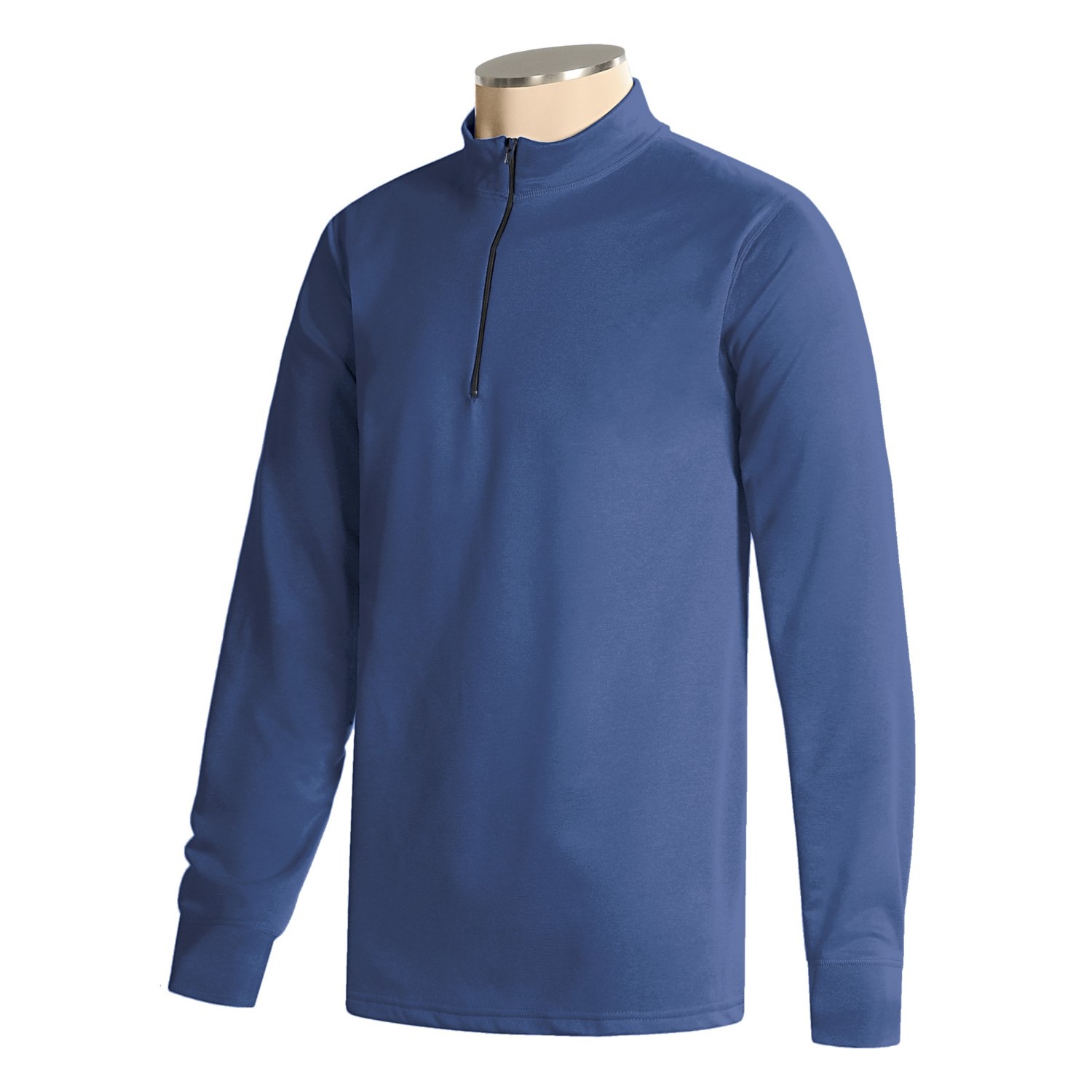 Wickers Long Underwear Top - Zip Mock Turtleneck, Midweight, Long ...