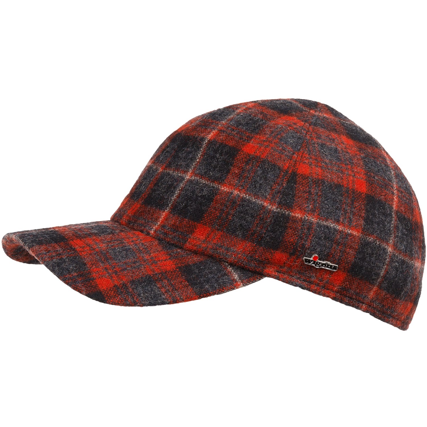 Wigens Plaid Ball Cap - Ear Flaps, Wool Blend (For Men) - Save 33%