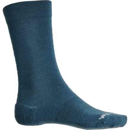 Wigwam Axiom Lightweight Socks - Merino Wool, Crew (For Men) in Black Sand