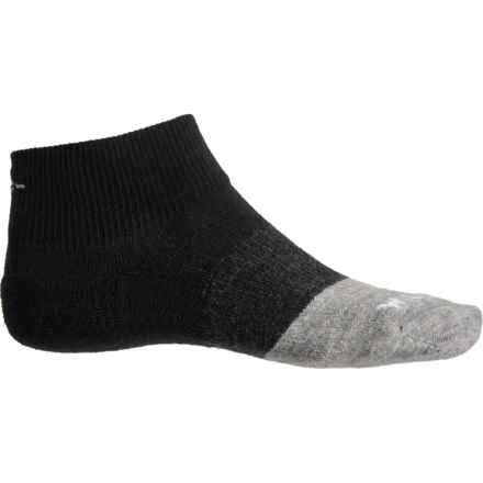 Wigwam Trail Junk Lightweight Socks - 2-Pack, Merino Wool, Quarter Crew (For Men) in Black
