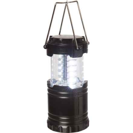 WILD + WOLF Mini Expandable LED Camping Lantern - 100 Lumens in Black