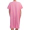 9141G_2 Wild & Cozy by Hatley Cotton V-Neck Sleep Shirt - Short Sleeve (For Women)