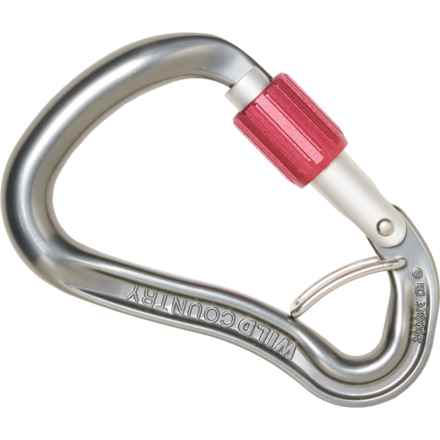 Wild Country Ascent Lite Carabiner in Gunmetal/Red