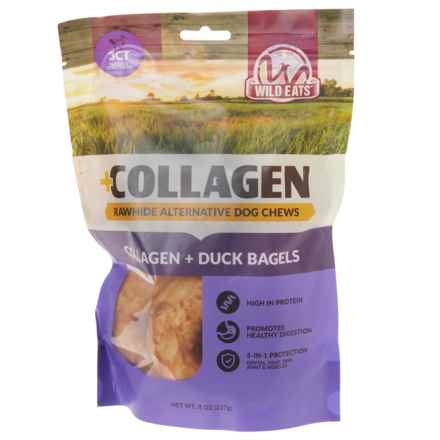 Wild Eats Collagen and Duck Bagel Dog Chews - 3-Count in Duck