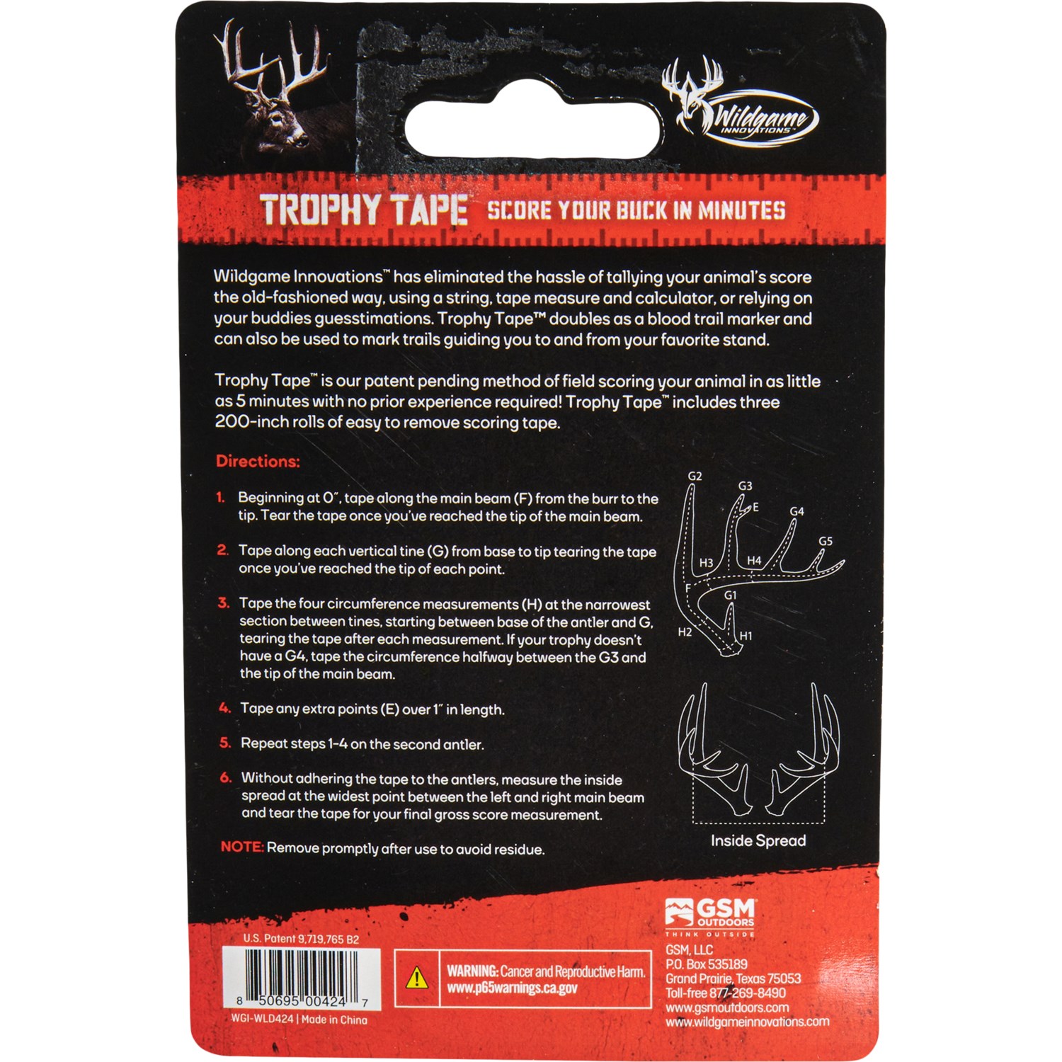 WILD GAME INNOVATIONS Trophy Tape Save 46