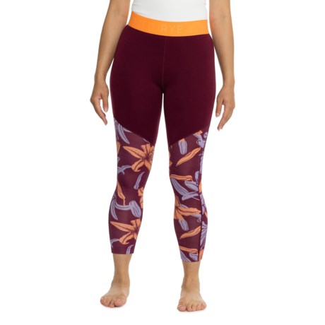 WILD RYE Jane Base Layer Leggings - Merino Wool in Lily Plum