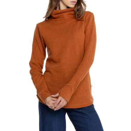 WILD RYE Tallac Turtleneck Shirt - Long Sleeve in Brick