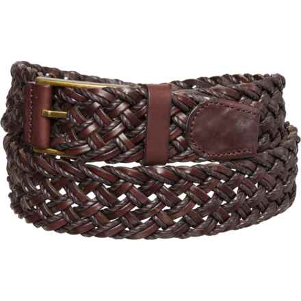 Will Leather Goods Braided Belt in Brown