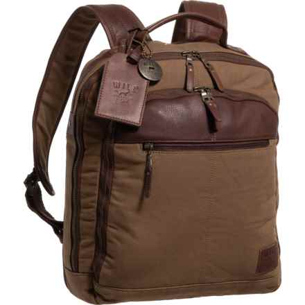Will Leather Goods Commuter Collection Backpack in Tobacco