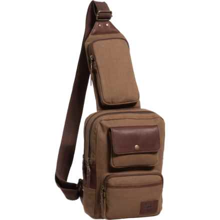 Will Leather Goods Commuter Collection Sling Bag in Tobacco