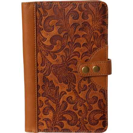 Will Leather Goods Floral Journal - Leather in Tan