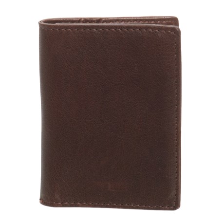 Will Leather Goods Leather Card Fold Wallet (For Men) - Save 76%