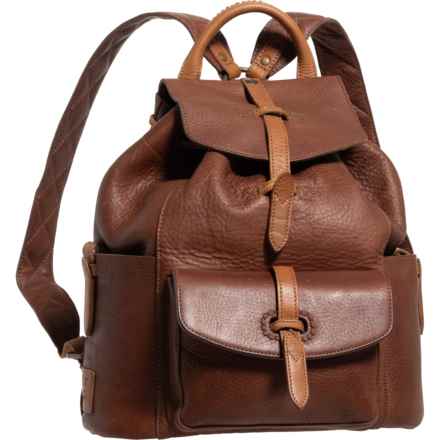 Will Leather Goods Rainier Backpack - Leather, Cognac-Tan in Cognac/Tan