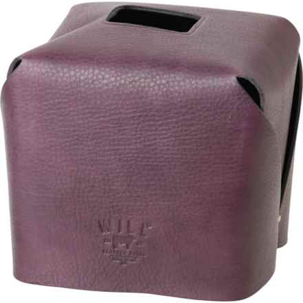 Will Leather Goods Square Tissue Box - 6.25” in Purple