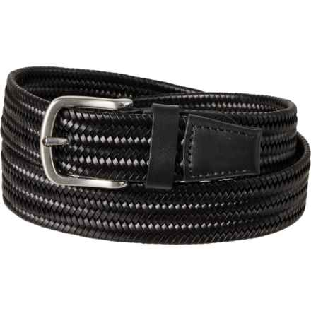 Will Leather Goods Stretch-Woven Belt - 34 mm in Black