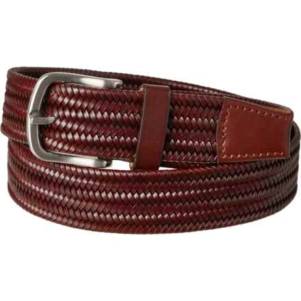 Will Leather Goods Stretch-Woven Belt - 34 mm in Brown