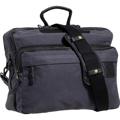 Will Leather Goods The Commuter Messenger Bag (For Men) in Charcoal