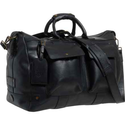 Will Leather Goods Travel Duffel Bag - Black in Black