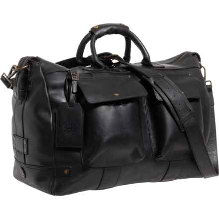 Will Leather Goods Travel Duffel Bag - Black in Black