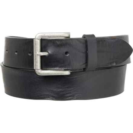 Will Leather Goods Vintage Washed Belt - Leather (For Men) in Black