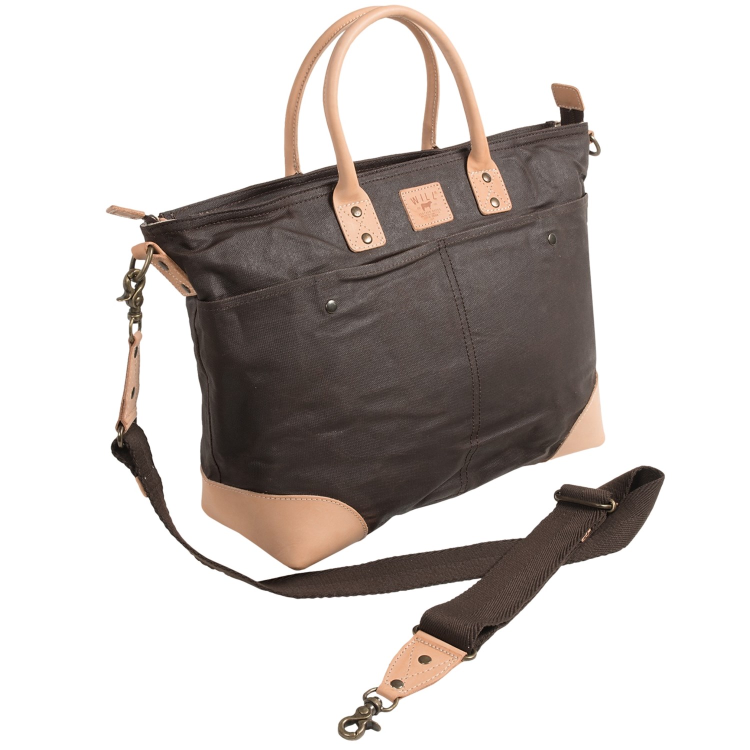 Will Leather Goods Waxed Canvas Tote Bag - Laptop Sleeve - Save 32%