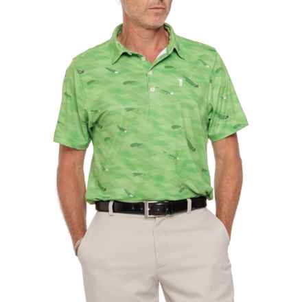 WILLIAM MURRAY Throwing Shade Polo Shirt - Short Sleeve in Grass