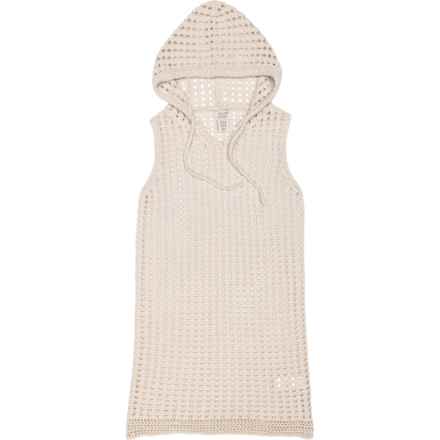 Willow Blossom Big Girls Mixed Stitch Tunic Cover-Up Dress - Sleeveless in Natural