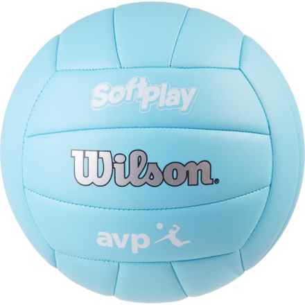 Wilson AVP Soft-Play Recreational Volleyball - Official Size in Blue
