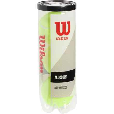 Wilson Grand Slam XD Tennis Balls -3-Pack in Green