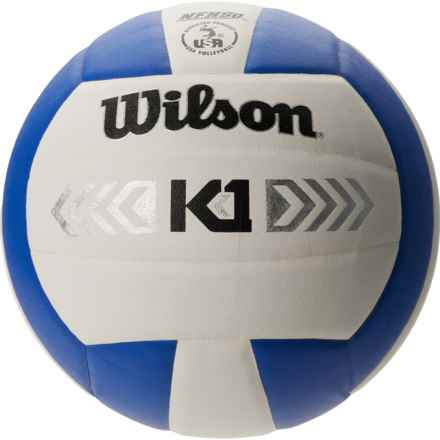 Wilson K1 Silver Volleyball - 8” in Blue/White