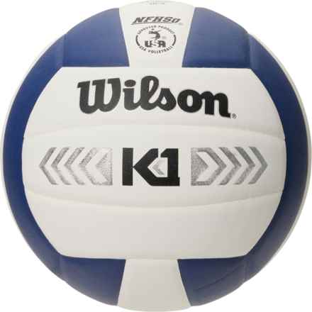 Wilson K1 Silver Volleyball in Navy/White