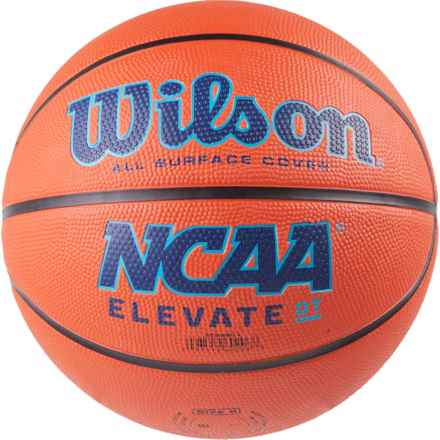 Wilson NCAA Elevate OT Basketball - 28.5”, Size 6 in Orange/Royal